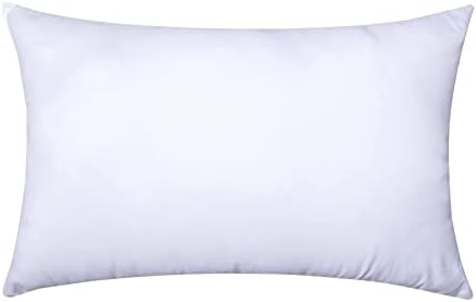 MIULEE Pillow Insert 12x20 Inch Decorative Cushion Filler