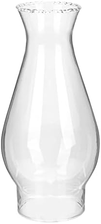 DECHOUS Clear Glass Oil Lamp Shade Replacement