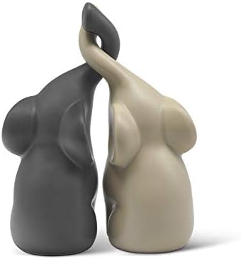 Loving Elephants Ceramic Figurine Set - 63 High