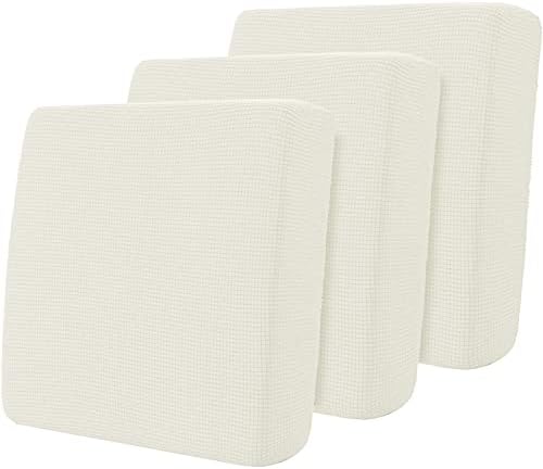 Hokway Reversible Stretch Couch Cushion Covers Set