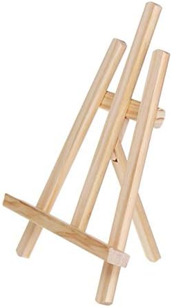 QIAOJUNMING 21x28cm Adjustable Wooden Easel