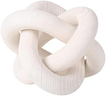 DEERWIN Wood Knot Chain Link Decor 3-Link
