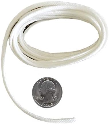 Firefly 5 Ft 26mm Braided Cotton Wick for Oil Lamps
