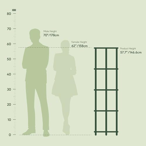Furinno Turn-N-Tube 5 Tier Corner Display Rack - EspressoBlack
