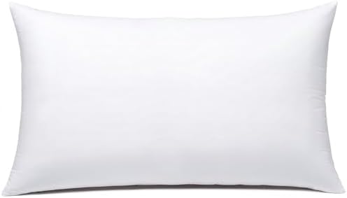 JIEITIVE Pillow Inserts - Hypoallergenic 100 Polyester Fillers
