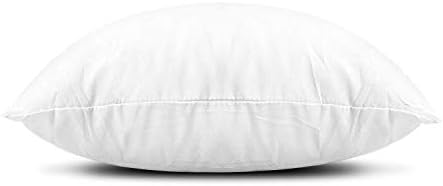 EDOW Throw Pillow Inserts Set of 2 12x20 White