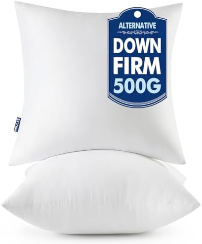 MIULEE Pillow Inserts Pack of 2 18x18 Inch