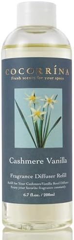Cocorrna Reed Diffuser Refill - Cashmere Vanilla 67 oz