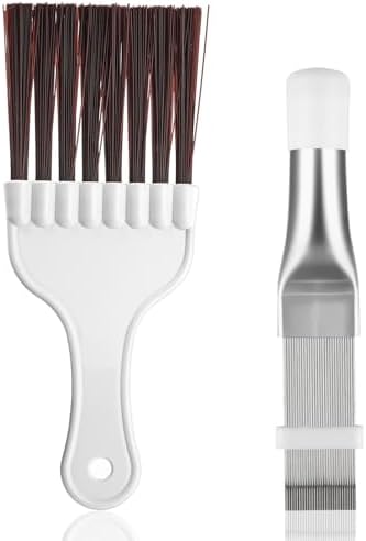 Opvixi Air Conditioner Condenser Fin Comb Set 2 Pcs Cleaning Tools