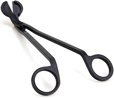 2pcs Matte Black Candle Wick Trimmer Set
