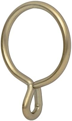 Ivilon Drapery Eyelet Curtain Rings - Warm Gold Set of 14 1