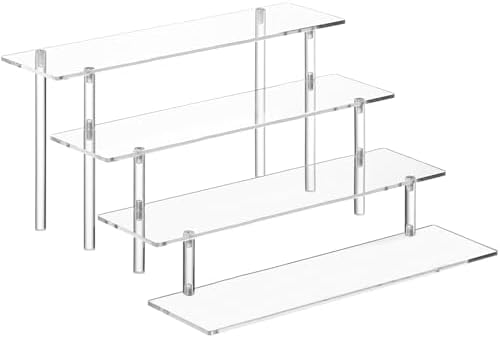 HENABLE 4 Tier Acrylic Perfume Display Stand