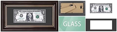 Space Art Deco 4x9 Dollar Bill Frame with Mat 1