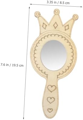 BESPORTBLE Wooden Handmade Mirrors for Kids DIY Craft Set