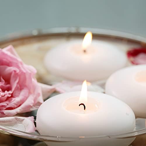 Tuyai Floating Candles Set of 36 3 Inch White Dripless 1