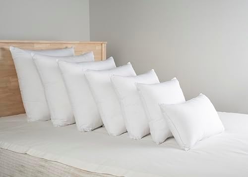 LANE LINEN 4 Pack White Throw Pillow Inserts