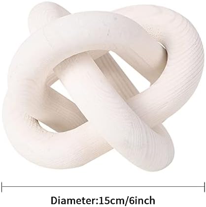 DEERWIN Wood Knot Chain Link Decor 3-Link