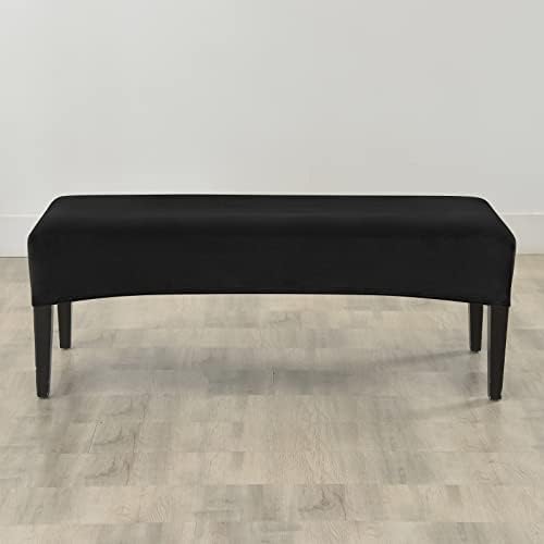 FORCHEER Velvet Dining Bench Cover for 59inch Bench