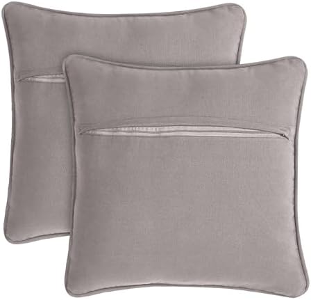 Boho Living Jada 2 Pc Throw Pillow Covers Grey 1