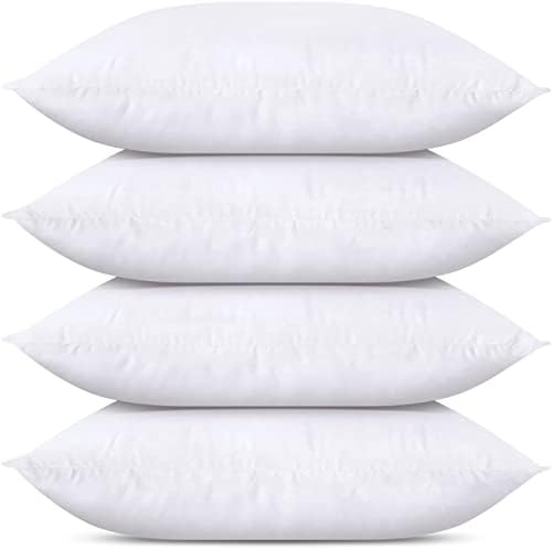 Utopia Bedding Throw Pillows Set of 4 White 12x20 Inches 1