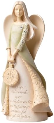 Enesco Foundations Collection Bless Your Retirement Angel Figurine