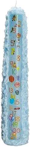 Biedermann Sons Baby Shower Countdown Candle for Boys