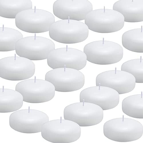 Tuyai Floating Candles Set of 36 3 Inch White Dripless 1