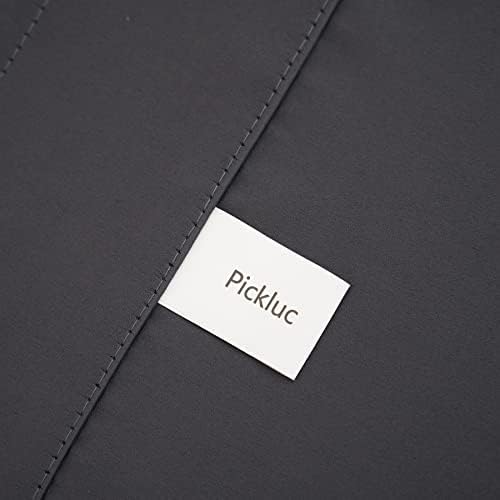 Pickluc Rod Pocket Tier Curtain - 30x24 Dark Grey 2 Panels