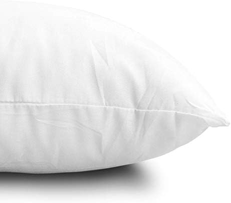 EDOW Throw Pillow Inserts Set of 2 12x20 White