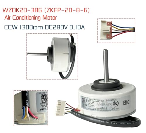 IXGPUTS 20W DC Brushless Fan Motor WZDK20-38G OEM for Midea