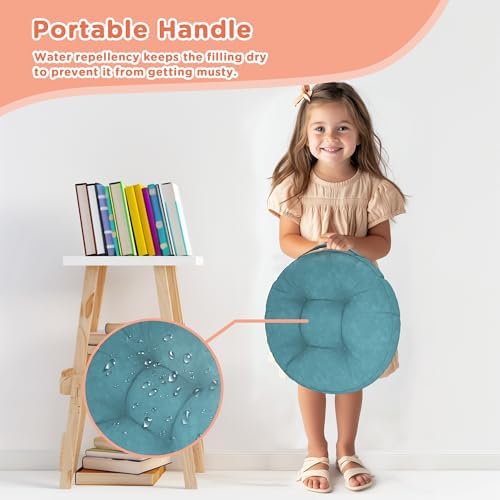 Degrees of Comfort 6Pcs Round Floor Cushions for Kids