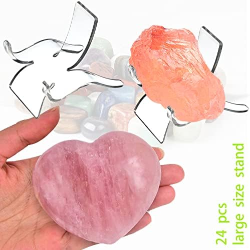 LRANFOW Crystal Stand 24PCS Slotted Display Stand 1