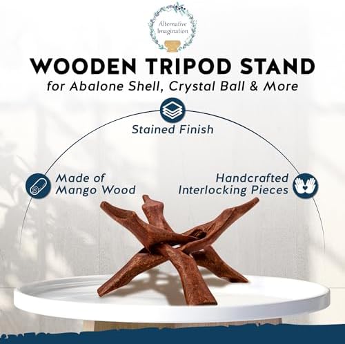 Alternative Imagination Folding Mango Wood Display Stand