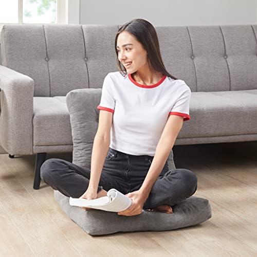Degrees of Comfort Floor Pillow Set of 2 Grey