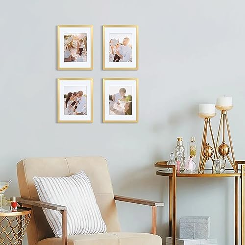 upsimples 11x14 Gold Picture Frame Set of 5