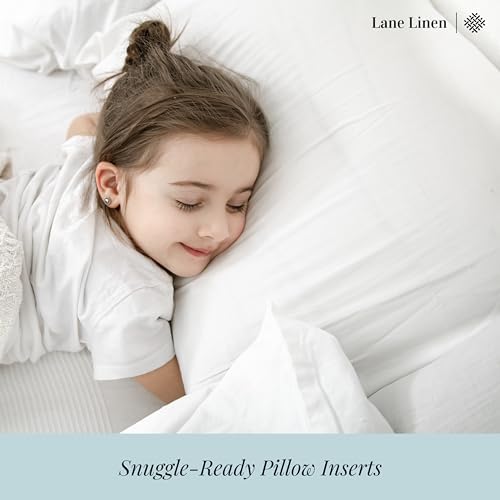 Lane Linen 12x20 Pillow Insert - Set of 4 White