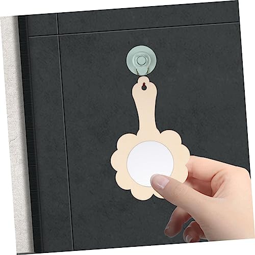 Angoily 5pcs Wooden Mirror Set for Kids Handmade DIY Craft