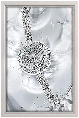 MT Displays Slide In Frame Silver 11x17 Inch Poster Holder