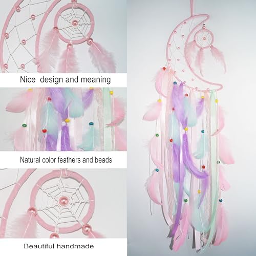 3PCS Star Moon Sun Dream Catcher Wall Decor