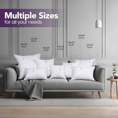 Utopia Bedding Throw Pillow Insert - Pack of 2