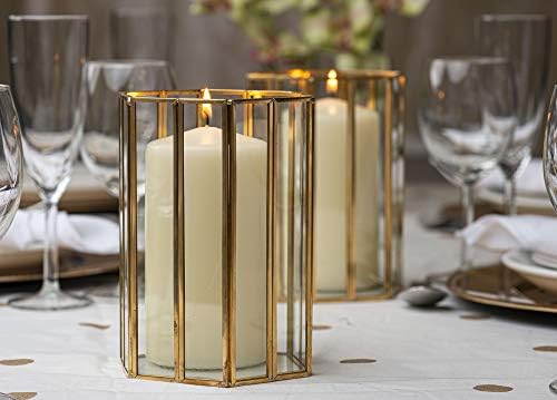BOLSIUS 12 Ivory Pillar Candles - Unscented Dripless Set