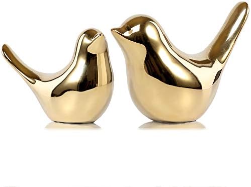 FANTESTICRYAN Golden Bird Statue Modern Home Decor