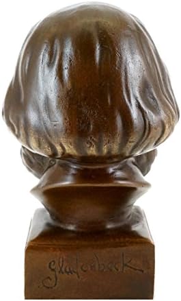 Kunst Ambiente Bronze Head Karl Marx Bust Signed Statue Sculpture