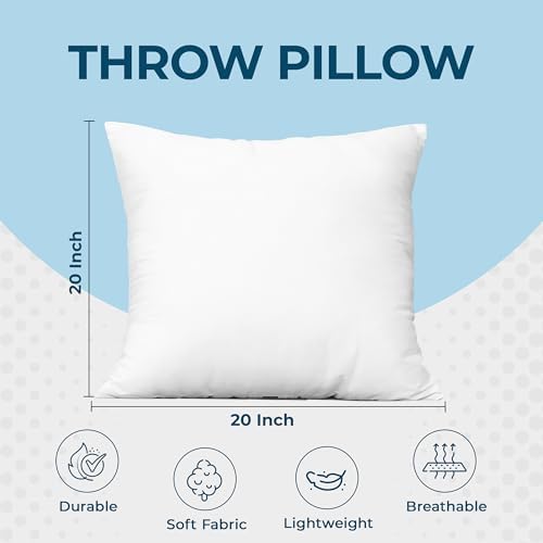 Utopia Bedding Throw Pillows Set of 4 20x20 Inches