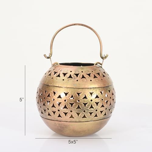 Malik Designs Metal Tealight Candle Holder 1