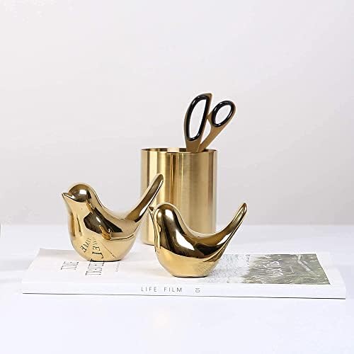 FANTESTICRYAN Golden Bird Statue Modern Home Decor
