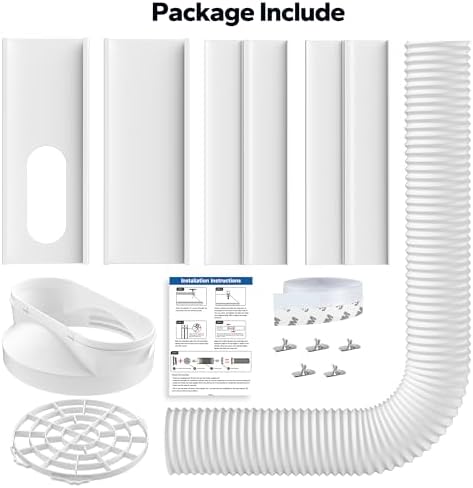 Cestluck Adjustable AC Window Vent Kit 17-63