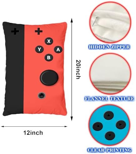 Undergo Set of 2 Throw Pillow Cases - Gaming Decor