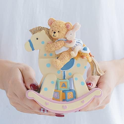 Love for You Music Box Bear Rabbit Rocking Horse