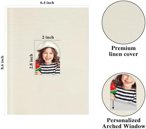 Vienrose Premium Small Photo Album 4x6 for 30 Photos